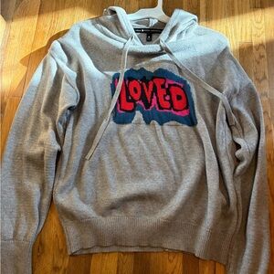 Kerri Rosenthal Grey Loved Sweater Top